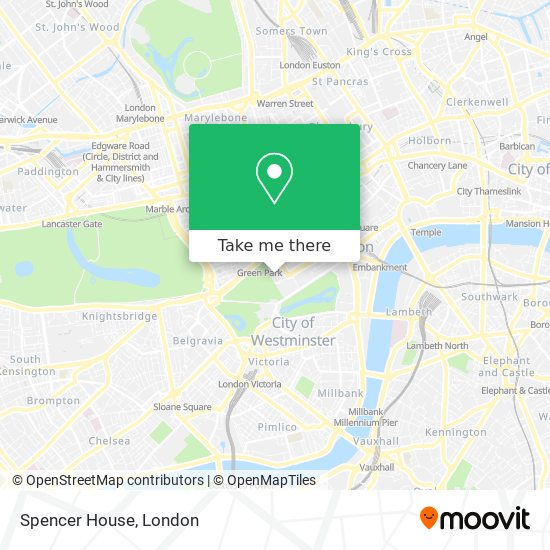 Spencer House map