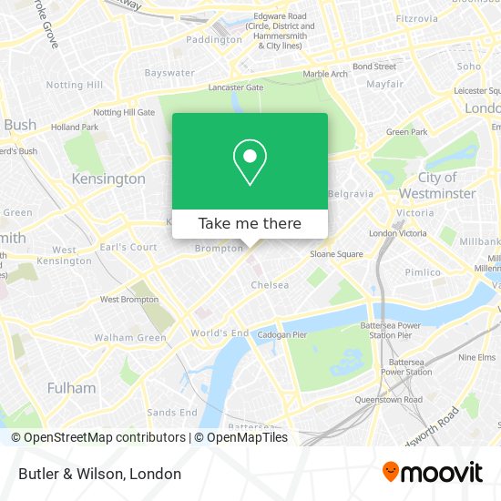 Butler & Wilson map