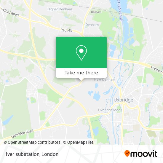 Iver substation map