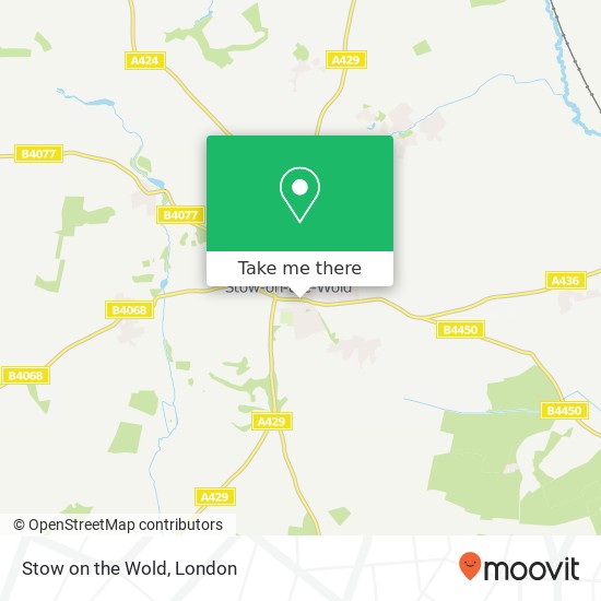 Stow on the Wold map