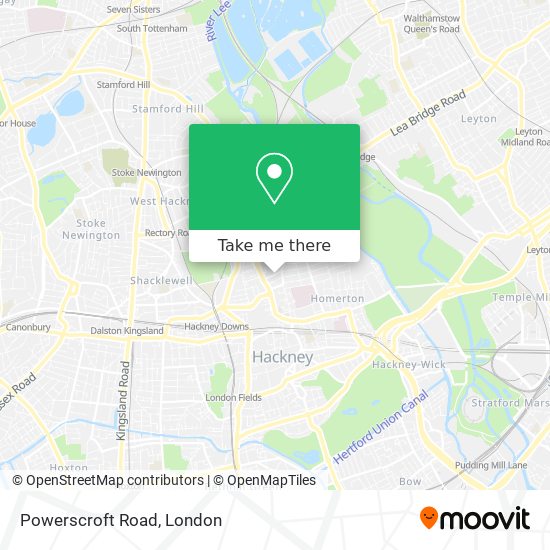 Powerscroft Road map
