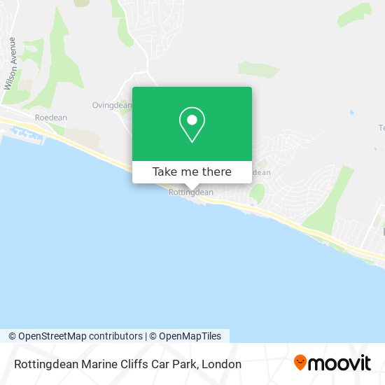 Rottingdean Marine Cliffs Car Park map