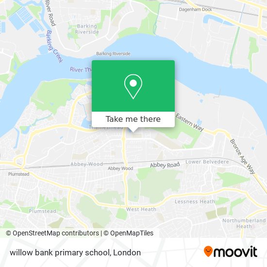 willow bank primary school map