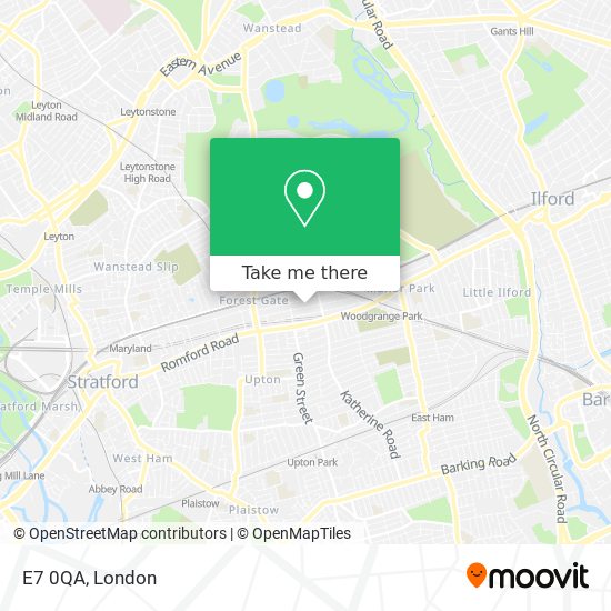 E7 0QA map