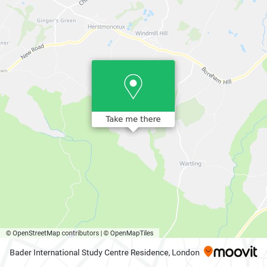 Bader International Study Centre Residence map