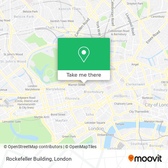 Rockefeller Building map