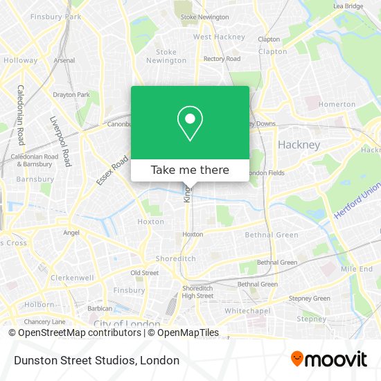 Dunston Street Studios map