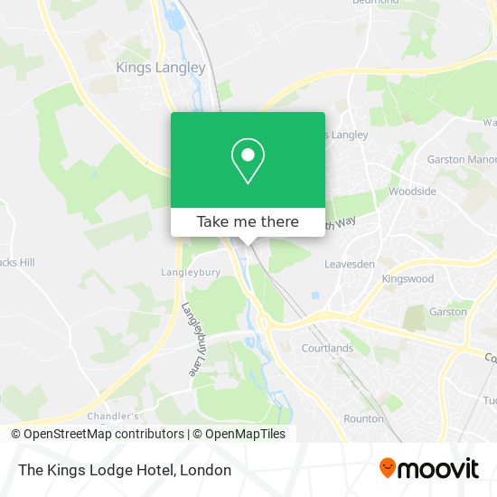 The Kings Lodge Hotel map