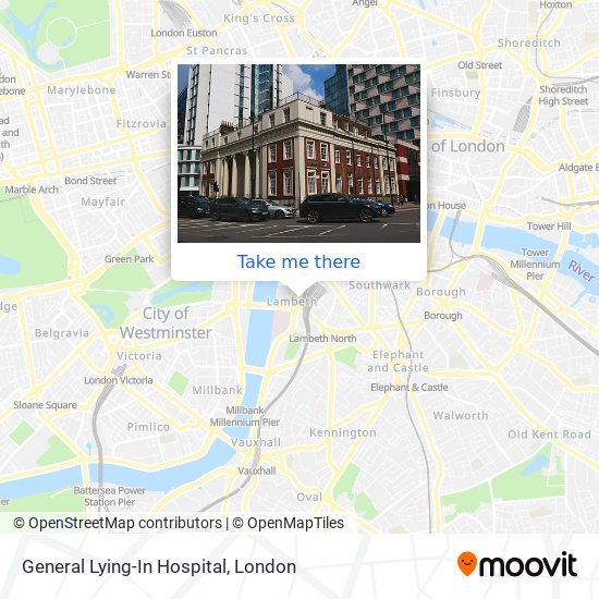 General Lying-In Hospital map