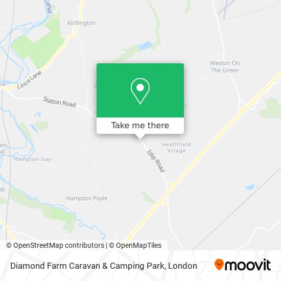 Diamond Farm Caravan & Camping Park map
