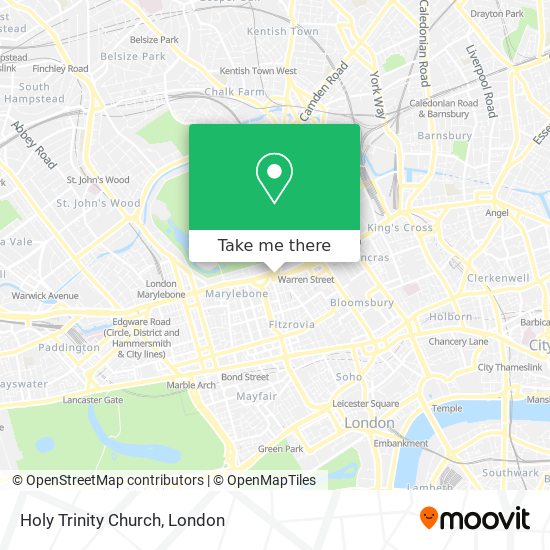 Holy Trinity Church map