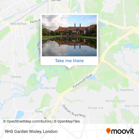 RHS Garden Wisley map