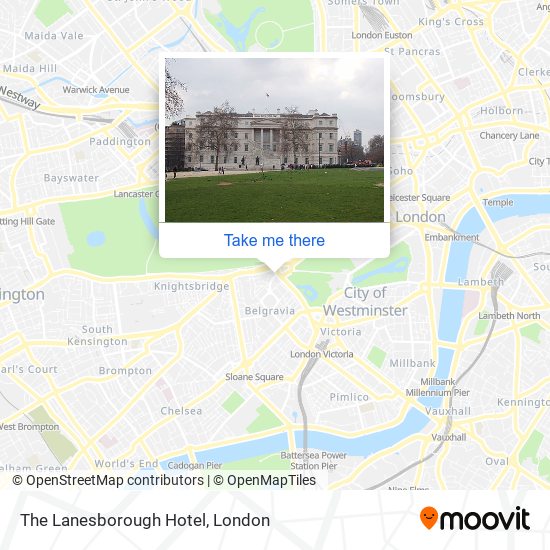 The Lanesborough Hotel map