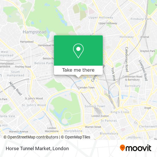 Horse Tunnel Market map