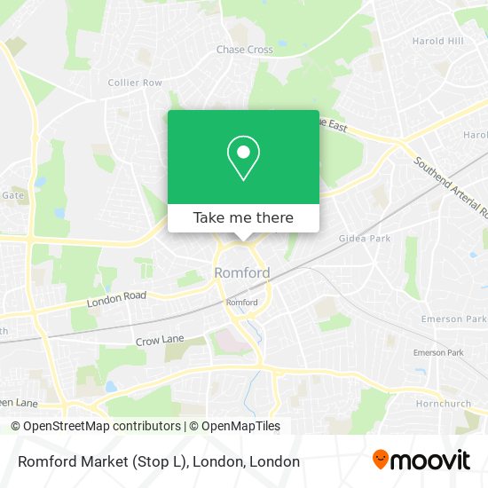 Romford Market (Stop L), London map
