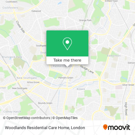 Woodlands Residential Care Home map