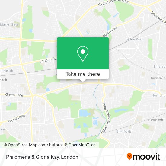 Philomena & Gloria Kay map