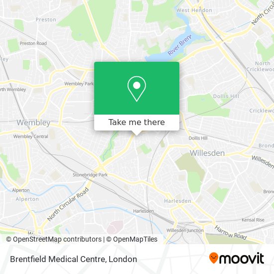 Brentfield Medical Centre map