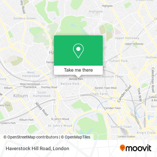 Haverstock Hill Road map