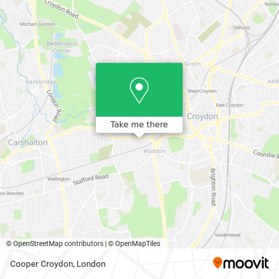 Cooper Croydon map