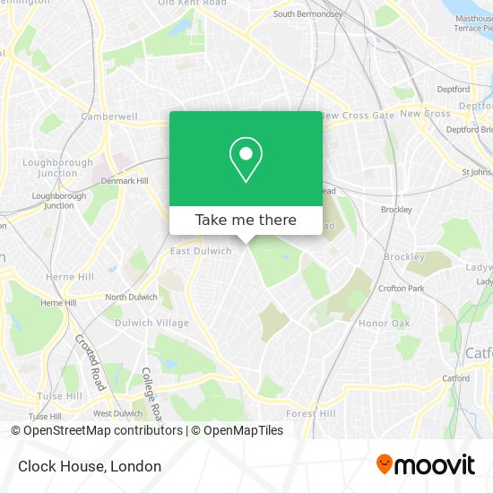 Clock House map