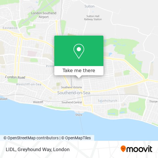 LIDL, Greyhound Way map