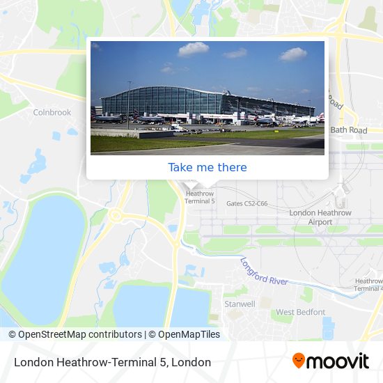 London Heathrow-Terminal 5 map