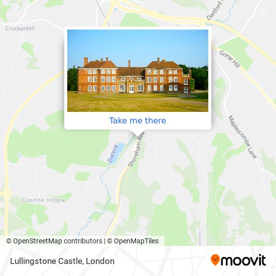 Lullingstone Castle map