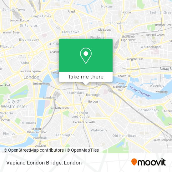 Vapiano London Bridge map