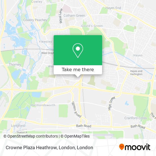 Crowne Plaza Heathrow, London map