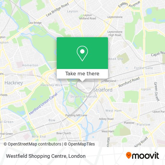 Westfield Shopping Centre map