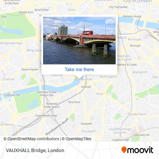 VAUXHALL Bridge map