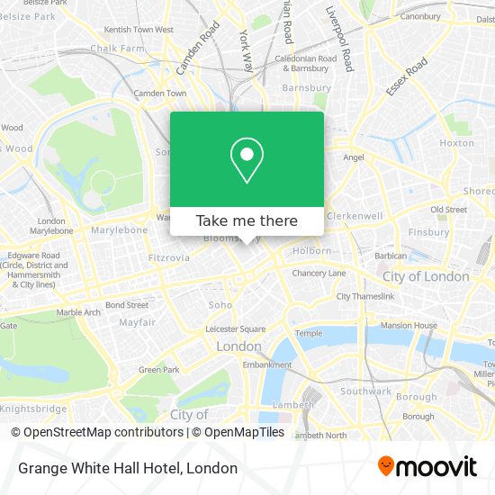 Grange White Hall Hotel map