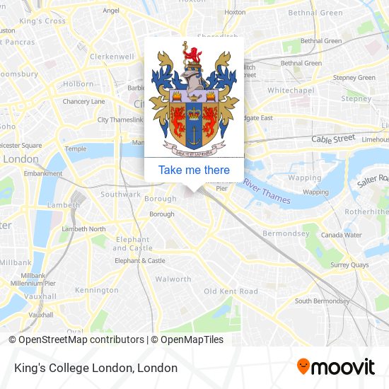 King's College London map