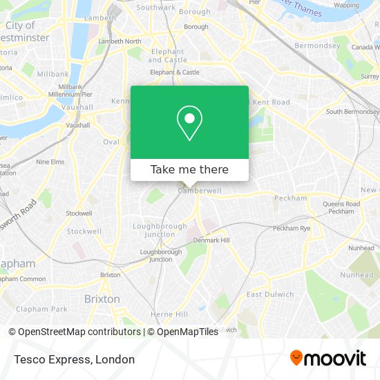 Tesco Express map