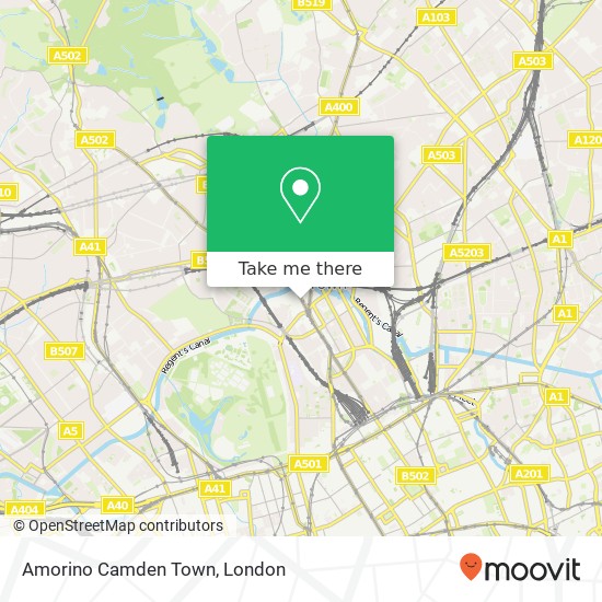 Amorino Camden Town, 237 Camden High Street Camden London NW1 7BU map