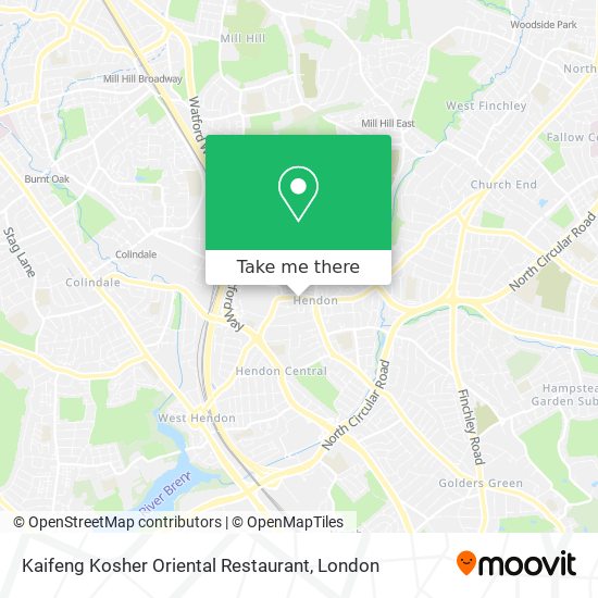 Kaifeng Kosher Oriental Restaurant map