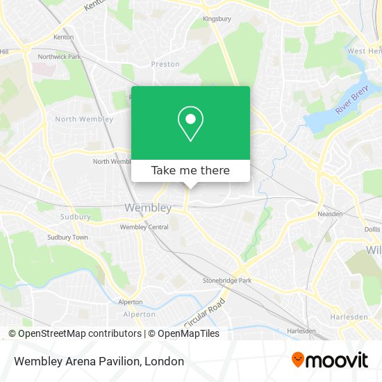 Wembley Arena Pavilion map