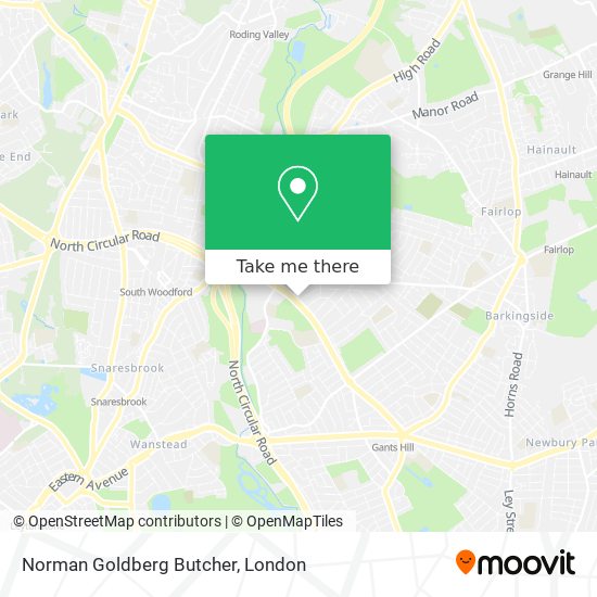 Norman Goldberg Butcher map