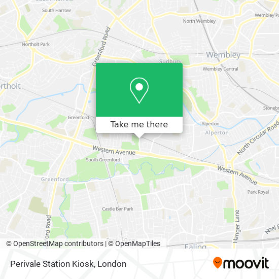 How to get to Perivale Station Kiosk by Bus, Tube or Train?