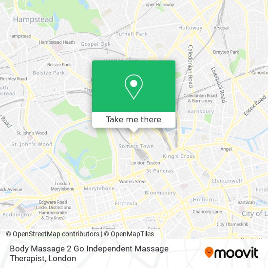 Billy glans professionel How to get to Body Massage 2 Go Independent Massage Therapist in Somers  Town by Tube, Bus or Train?