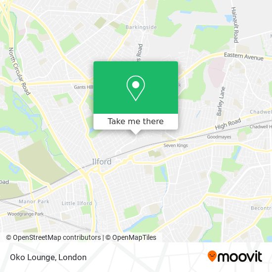 Oko Lounge map