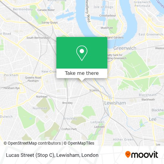 Lucas Street (Stop C), Lewisham map