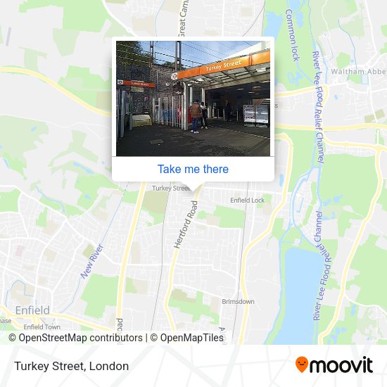 Turkey Street map