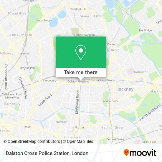 Dalston Cross Police Station map