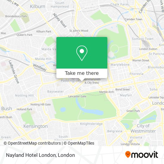 Nayland Hotel London map