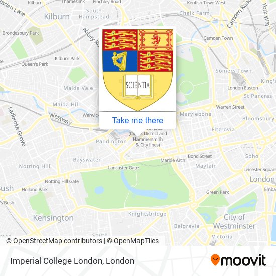 Imperial College London map