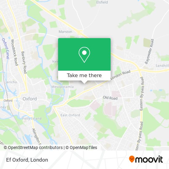 Ef Oxford map