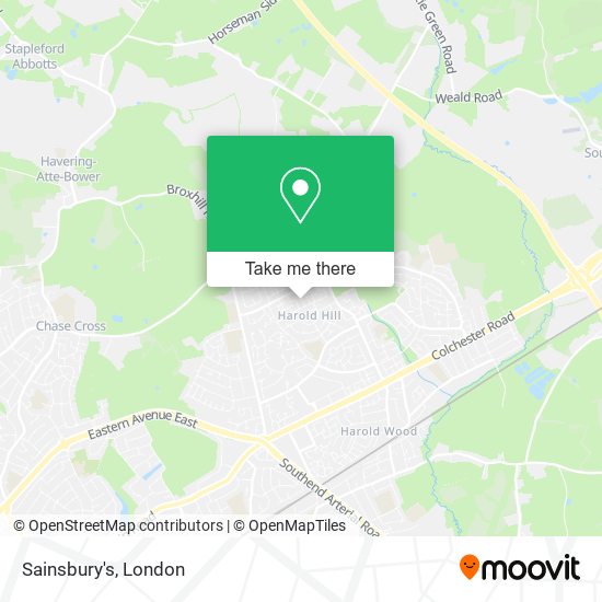 Sainsbury's map