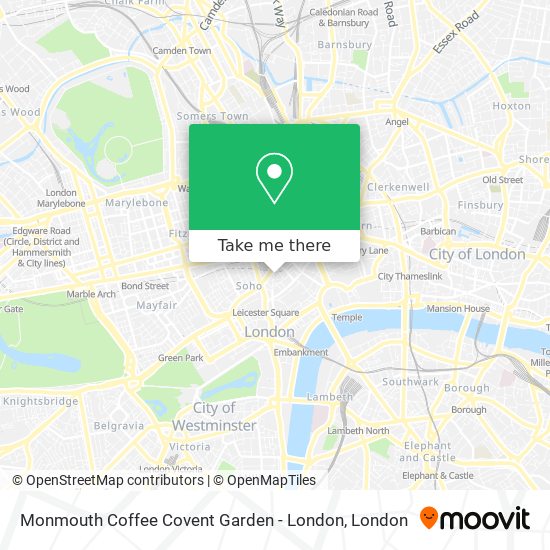 Monmouth Coffee Covent Garden - London map